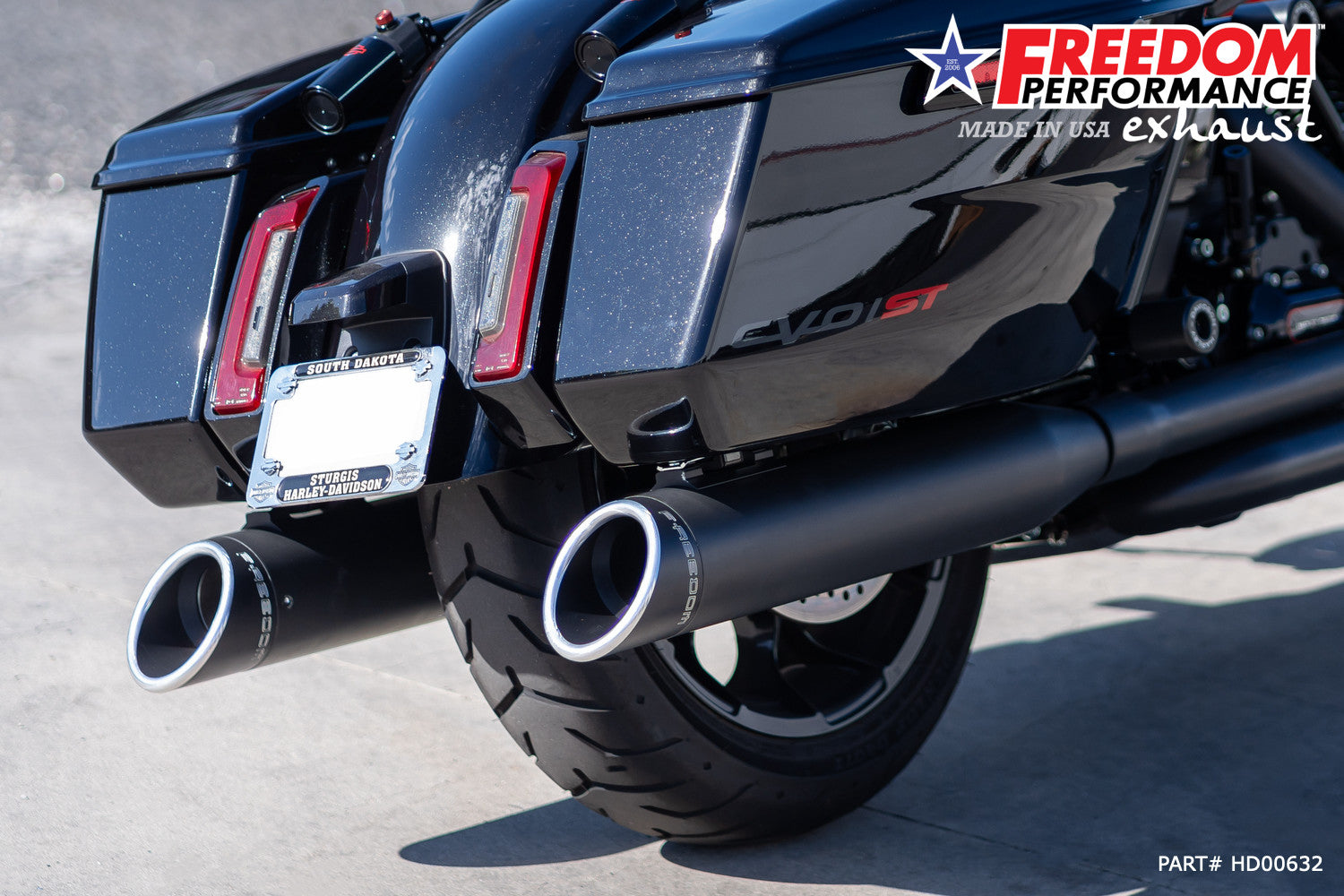 HARLEY TOURING 4.5" SLASH RAPTOR SLIP-ONS 1995-PRESENT BUNDLE