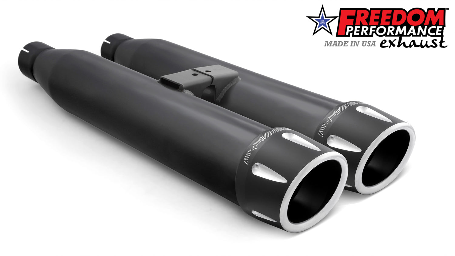 YAMAHA VENTURE/ROYAL STAR/TOUR DELUXE 1999-2014 SLIP-ONS check description for Quiet Baffles.