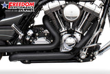 HARLEY TOURING RIGHT SIDE TUCK & UNDER TRUE-DUAL HEADERS SPECIAL ORDER