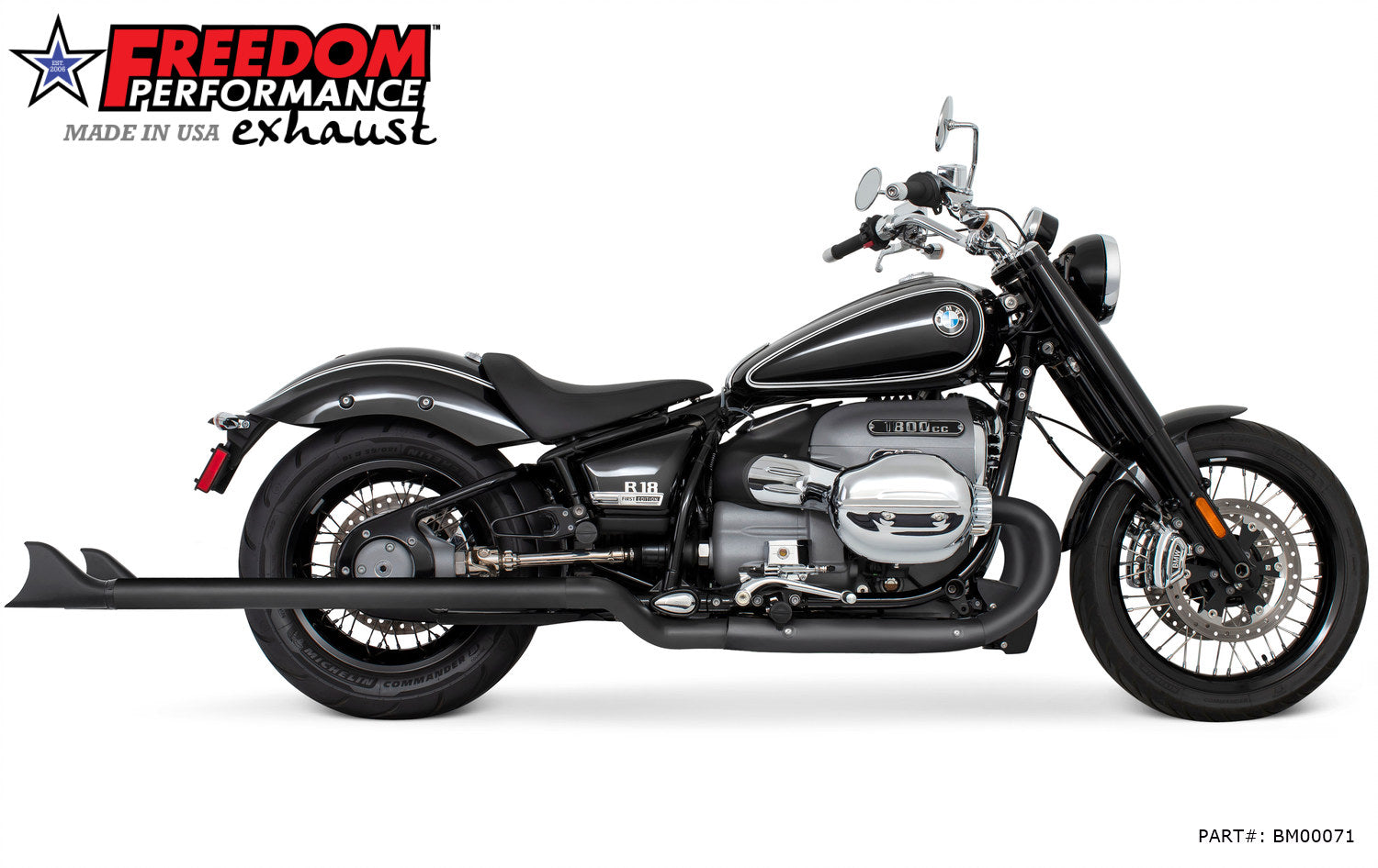BMW R 18 2.5" SHARKTAIL SLIP-ONS (