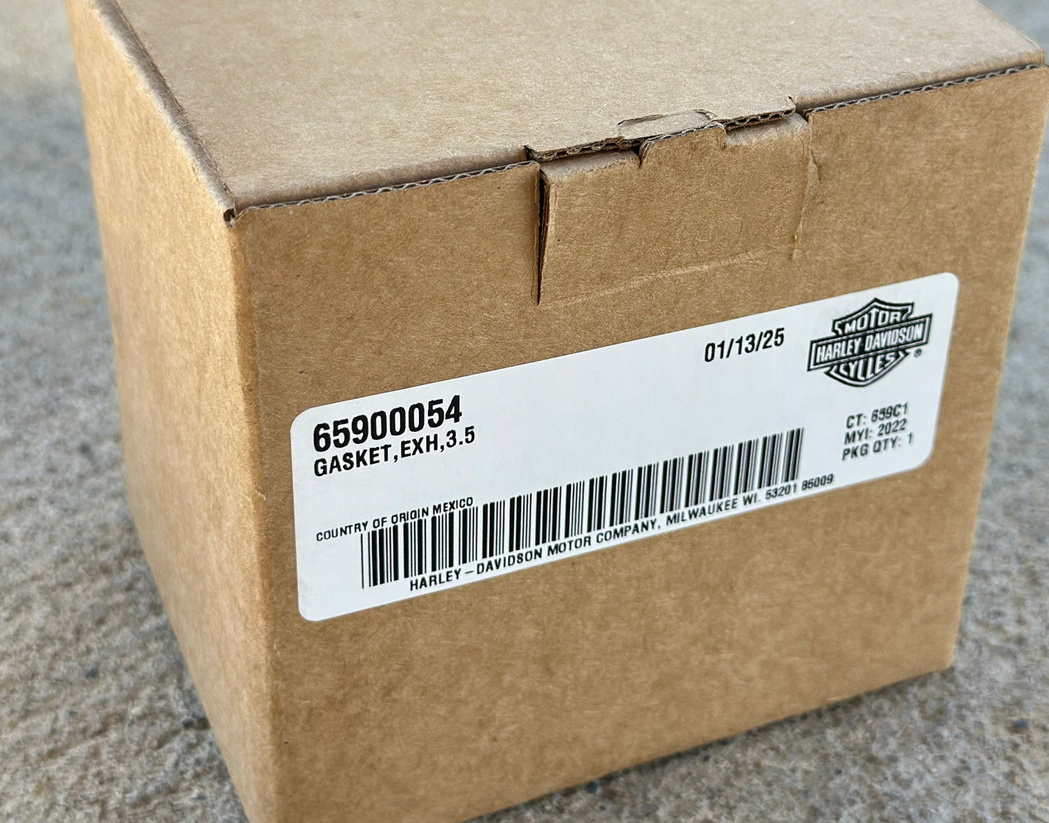 Nightster Single 4" & 4.5" Gasket: 65900054 (SPECIAL ORDER)