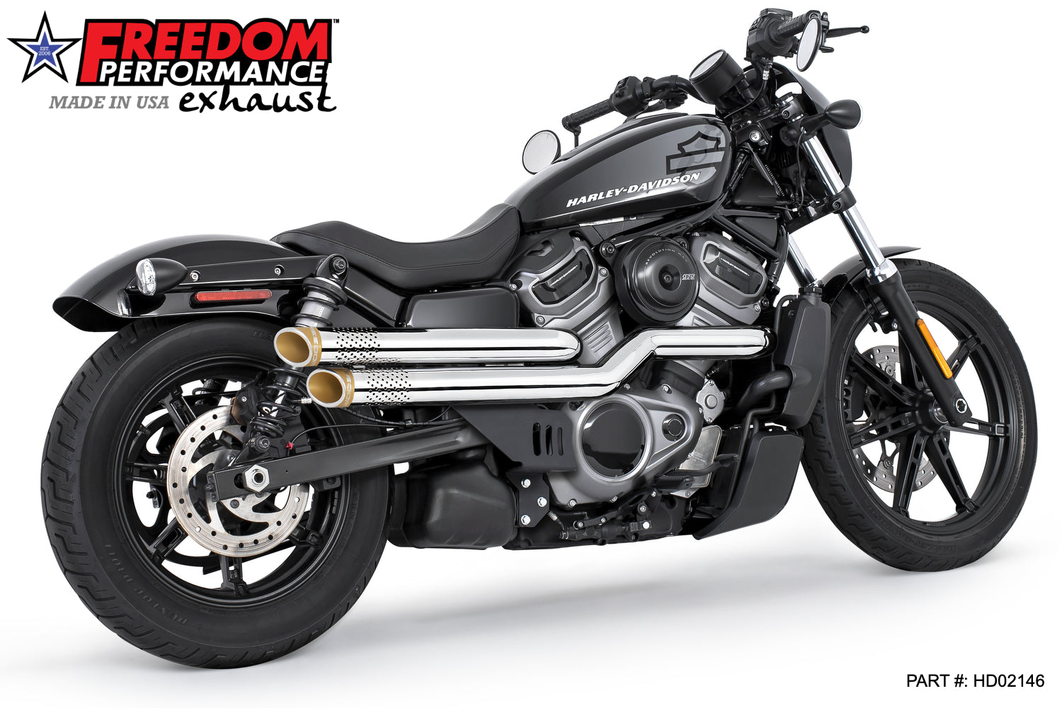 HARLEY NIGHTSTER "NEW 2023" INDEPENDENCE "PERFORATED" HIGH BUNDLE Fits '21 to Present (NEW PRODUCT)