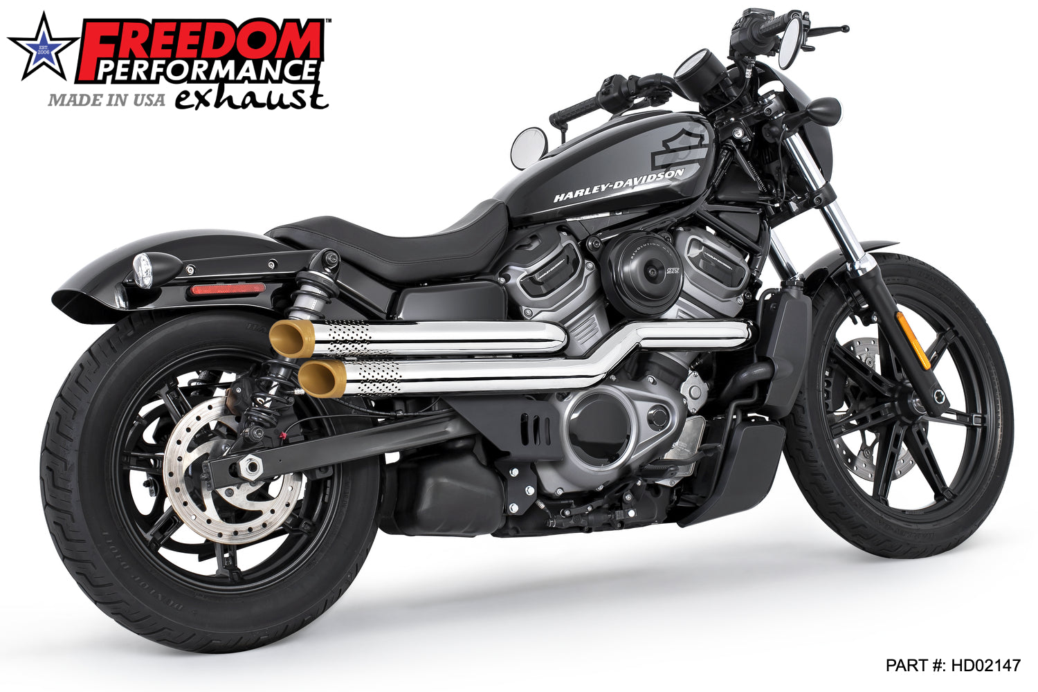 HARLEY NIGHTSTER "NEW 2023" INDEPENDENCE "PERFORATED" HIGH BUNDLE Fits '21 to Present (NEW PRODUCT)