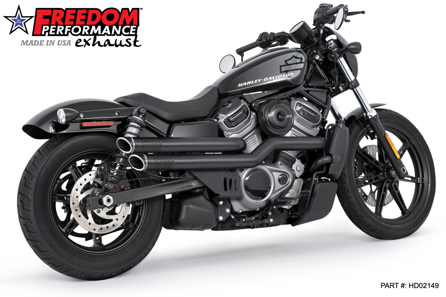 HARLEY NIGHTSTER "NEW 2023" INDEPENDENCE "PERFORATED" HIGH BUNDLE Fits '21 to Present (NEW PRODUCT)