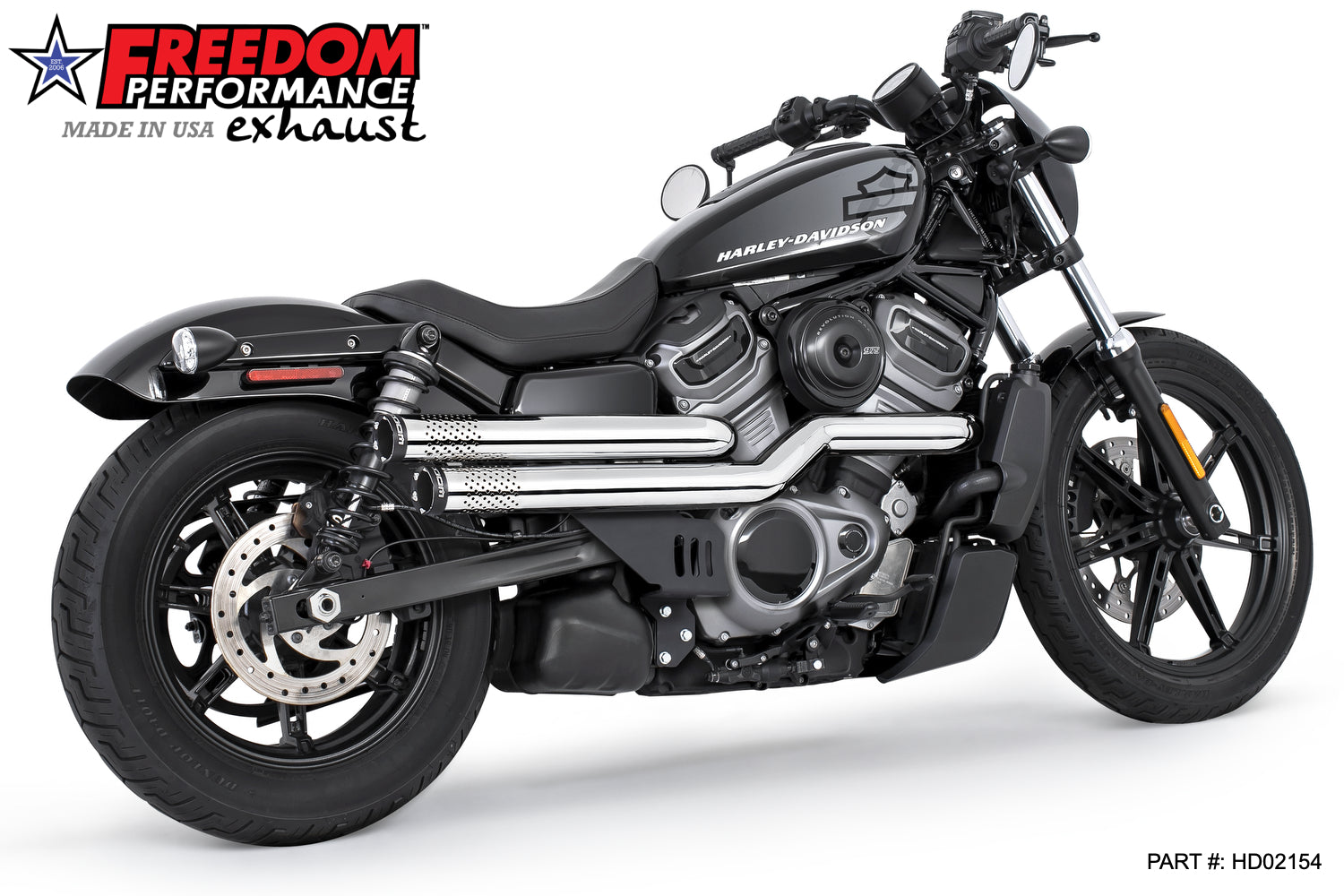 HARLEY NIGHTSTER "NEW 2023" INDEPENDENCE "PERFORATED" HIGH BUNDLE Fits '21 to Present (NEW PRODUCT)