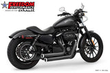 HARLEY SPORTSTER STAGGERED DUALS 2004-PRESENT (SPECIAL ORDER)