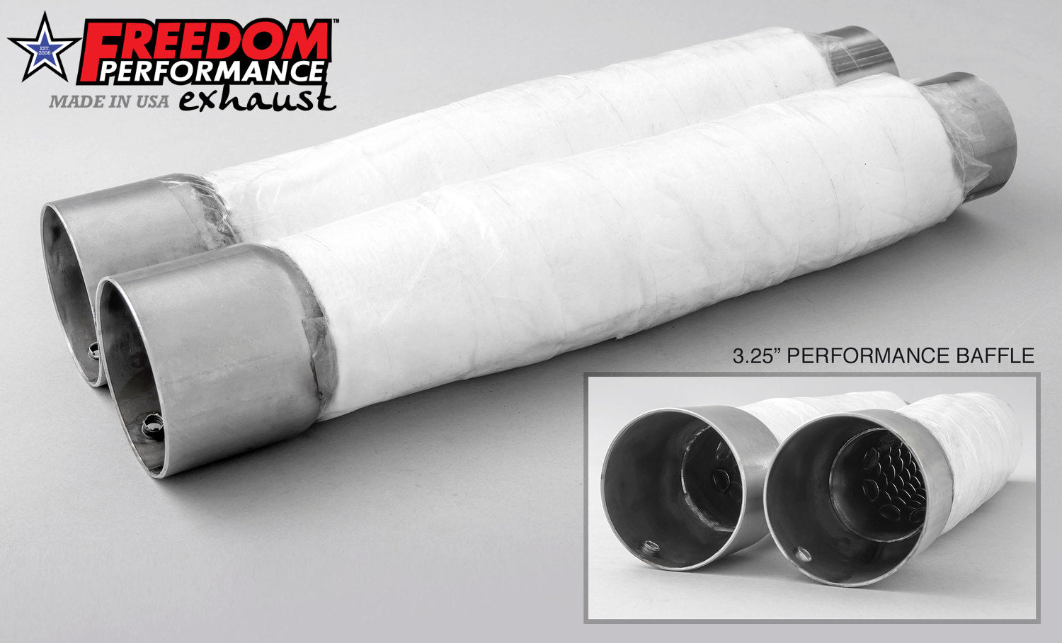 FPE 3.25" SLIP-ONS SINGLE BAFFLE (SPECIAL ORDER)