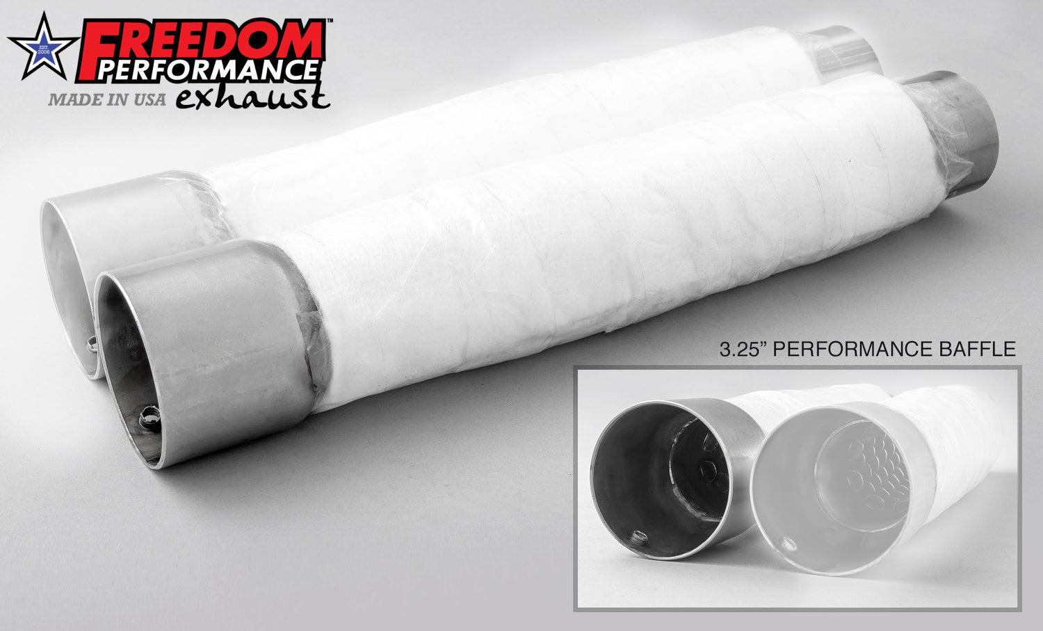 FPE 3.25" SLIP-ONS SINGLE BAFFLE (SPECIAL ORDER)