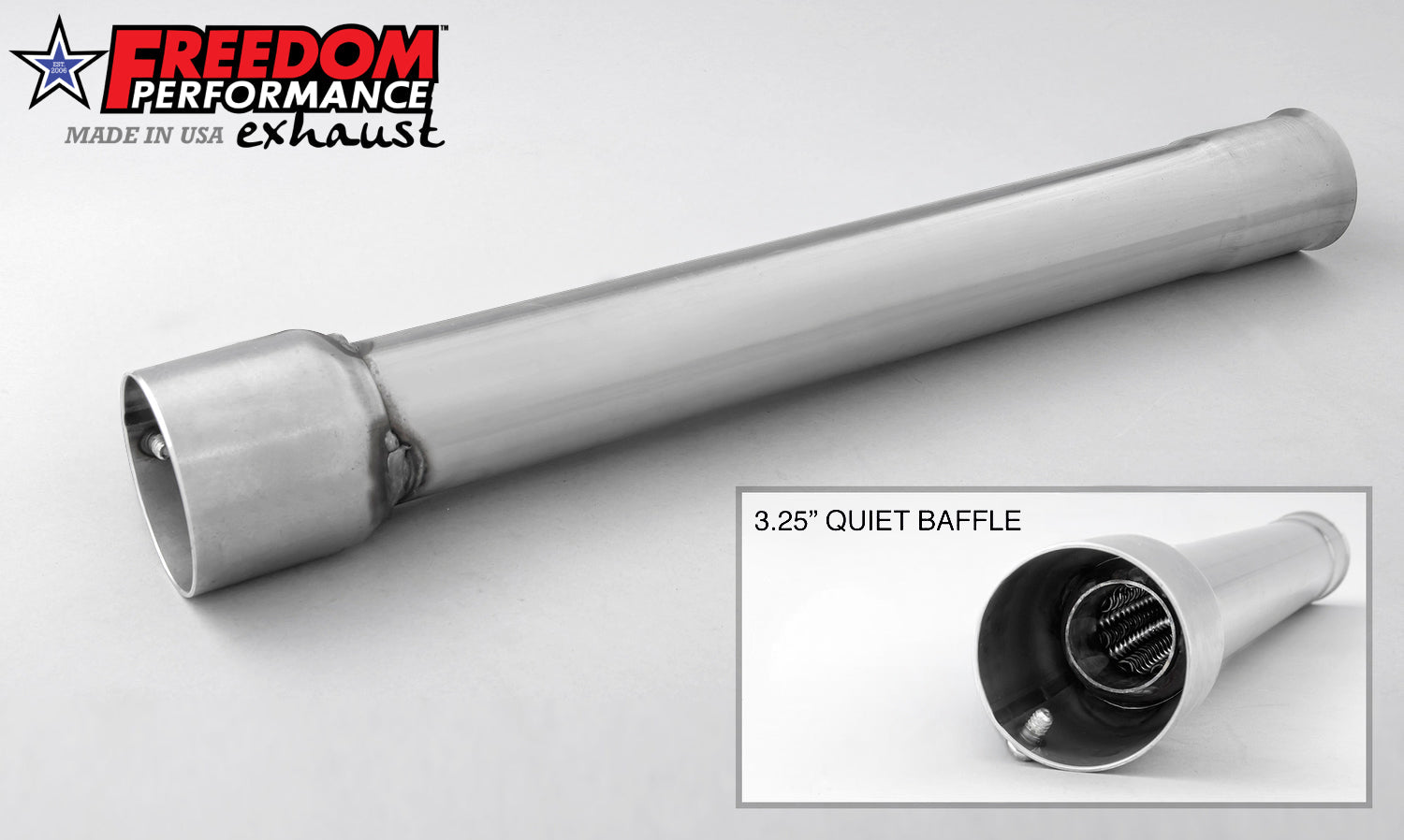 FPE 3.25" SLIP-ONS SINGLE BAFFLE