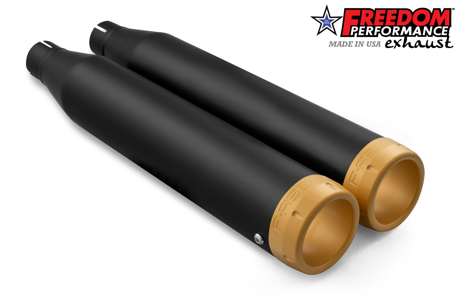 HARLEY SOFTAIL/M8 WIDE TIRE STANDARD, LOW RIDER, SLIM, FAT BOY, BREAKOUT & STREET BOB 3.25" SLIP-ONS