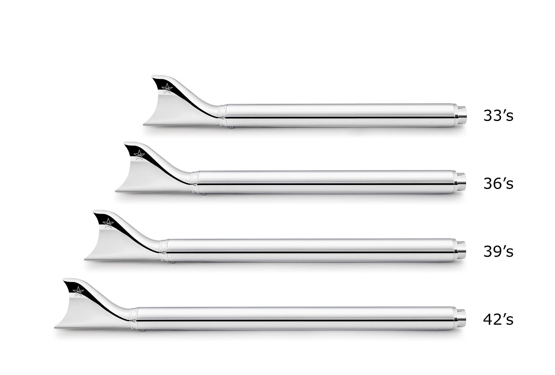 HARLEY FREE WHEELER CREEPER & SHARKTAIL 2.5" SLIP-ONS BUNDLE