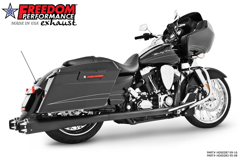 HARLEY TOURING 4.5" 5-STEPPED MEGAPHONE TRUE DUAL SYSTEM