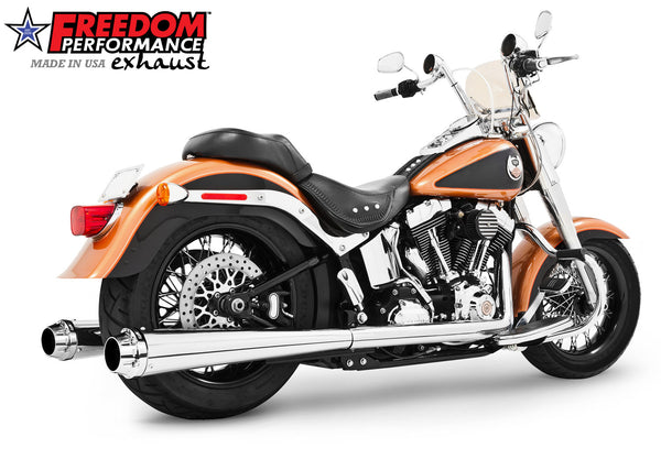 HARLEY SOFTAIL 4.5" AMERICAN OUTLAW TRUE-DUAL FULL SYSTEM CLASSIC 1997-2017