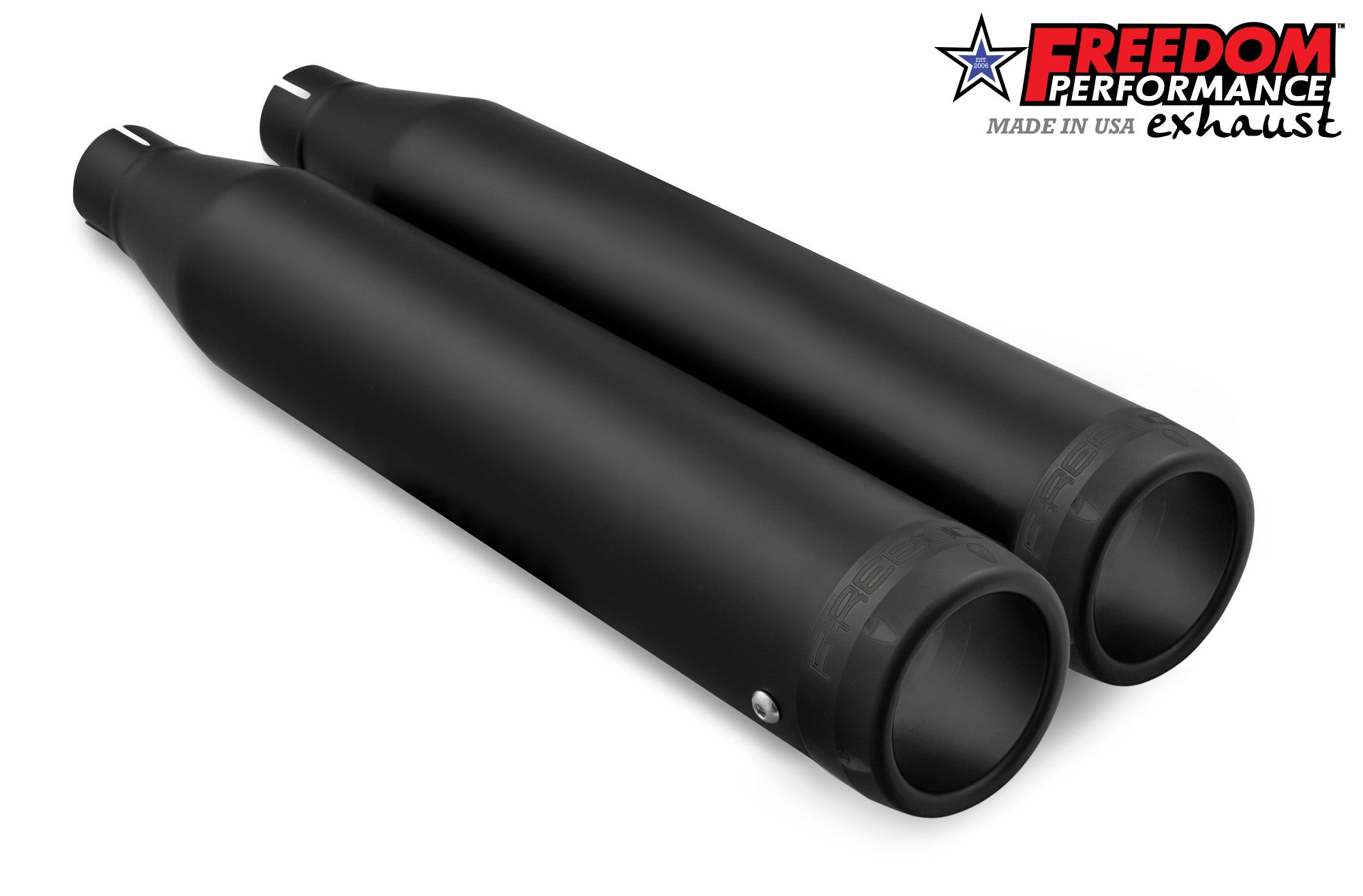 HARLEY SOFTAIL/M8 WIDE TIRE STANDARD, LOW RIDER, SLIM, FAT BOY, BREAKOUT & STREET BOB 3.25" SLIP-ONS