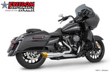 HARLEY TOURING 4.5" 2 STEPPED SHORT UNION 2-INTO-1 RIGHT-SIDE ONLY 2017-PRESENT