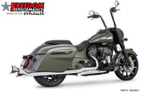 INDIAN CHIEFTAIN / ROADMASTER / SPRINGFIELD 2.5" SHARKTAIL SLIP-ONS ONLY (SPECIAL ORDER)