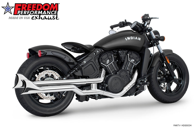 INDIAN SCOUT - ROGUE - BOBBER - SIXTY 2.5" SLIPONS 2014-PRESENT (SPECIAL ORDER)