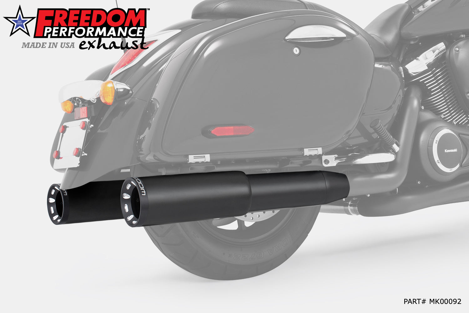 KAWASAKI VAQUERO 1700/NOMAD/VOYAGER 2-STEP 4.5" SLIP-ONS