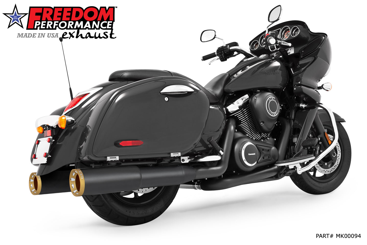 KAWASAKI VAQUERO 1700/NOMAD/VOYAGER 2-STEP 4.5" SLIP-ONS