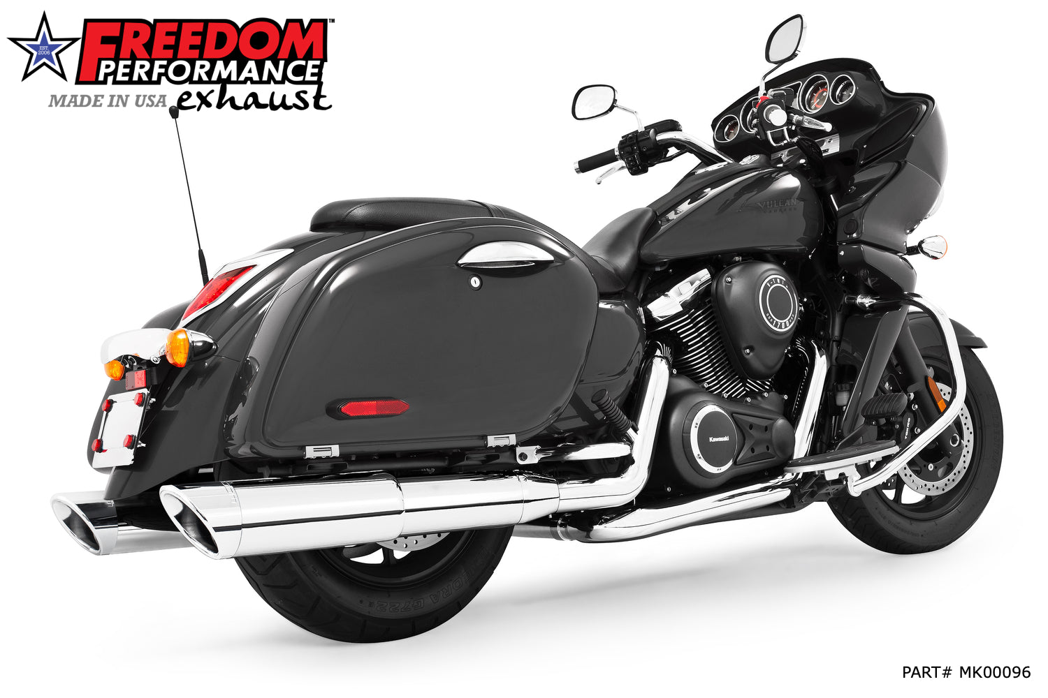 KAWASAKI VAQUERO 1700/NOMAD/VOYAGER 2-STEP 4.5" SLIP-ONS