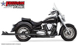 YAMAHA ROADSTAR SHARKTAIL COMPLETE TRUE-DUAL FULL SYSTEM - 1999 to 2014 (SPECIAL ORDER)