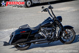 HARLEY TOURING 2.5" SHARKTAIL M8 TRUE-DUAL FULL SYSTEM 2017-PRESENT