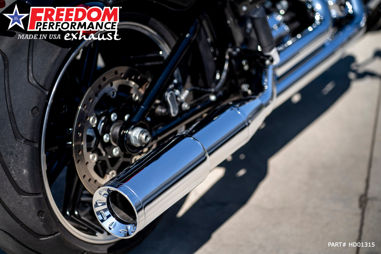 HARLEY SOFTAIL/M8 FAT BOY BREAKOUT ONLY 4.5” TWO-STEP TUCK & UNDER FULL SYSTEM 2018-PRESENT