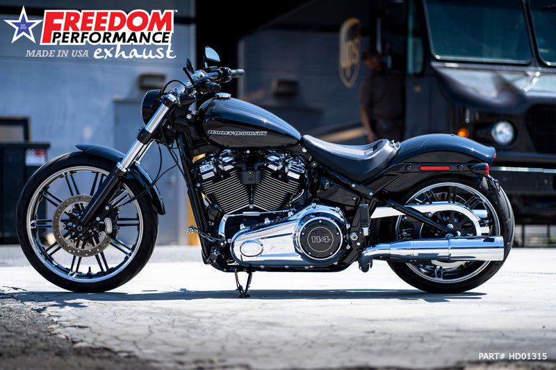 HARLEY SOFTAIL/M8 FAT BOY BREAKOUT ONLY 4.5” TWO-STEP TUCK & UNDER FULL SYSTEM 2018-PRESENT