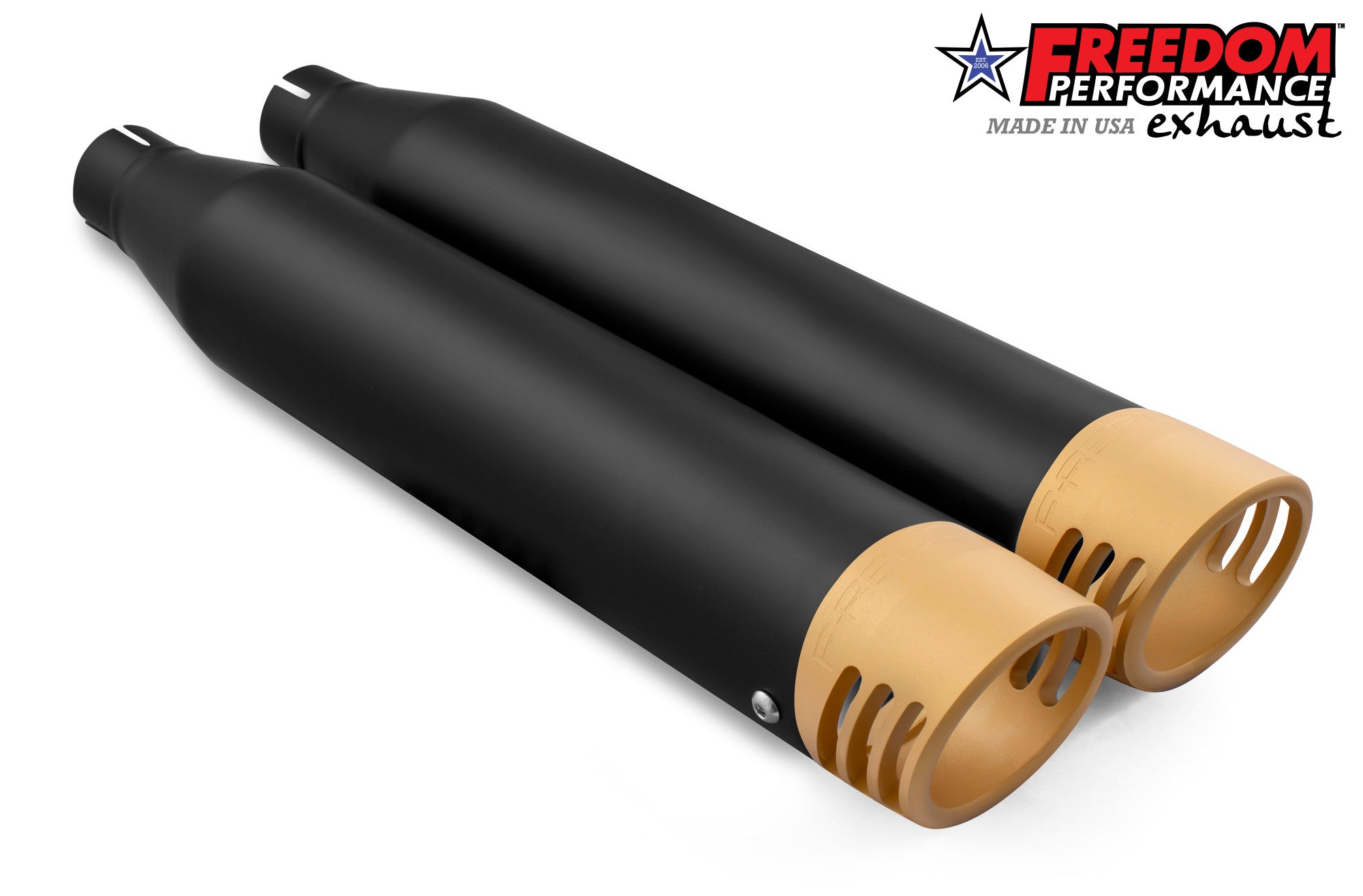 HARLEY SOFTAIL/M8 WIDE TIRE STANDARD, LOW RIDER, SLIM, FAT BOY, BREAKOUT & STREET BOB 3.25" SLIP-ONS