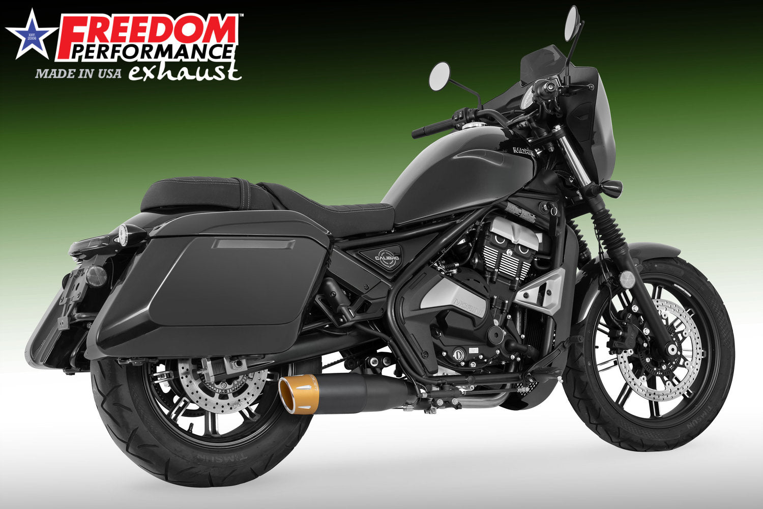 (PRE-ORDER) MOTO MORINI CALIBRO 700/BAGGER 4.5" SLIP ON BUNDLE