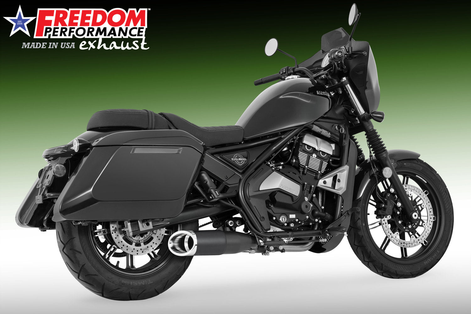 (PRE-ORDER) MOTO MORINI CALIBRO 700/BAGGER 4.5" SLIP ON BUNDLE