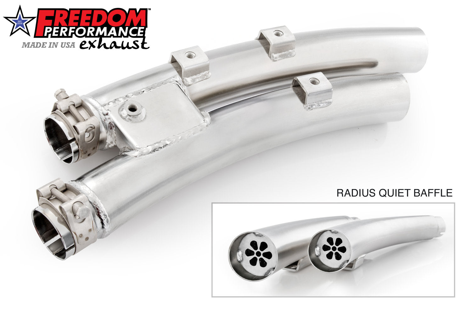 FPE MUFFLER SHARP CURVE RADIUS 2.5" (SPECIAL ORDER)