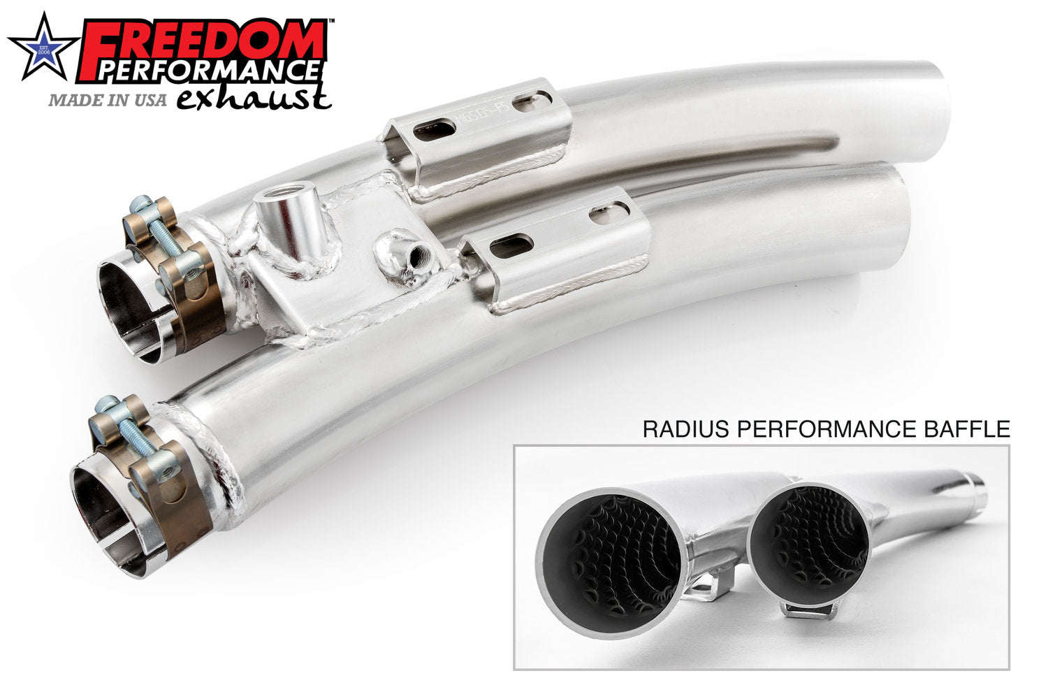 FPE MUFFLER SHARP CURVE RADIUS 2.5" (SPECIAL ORDER)