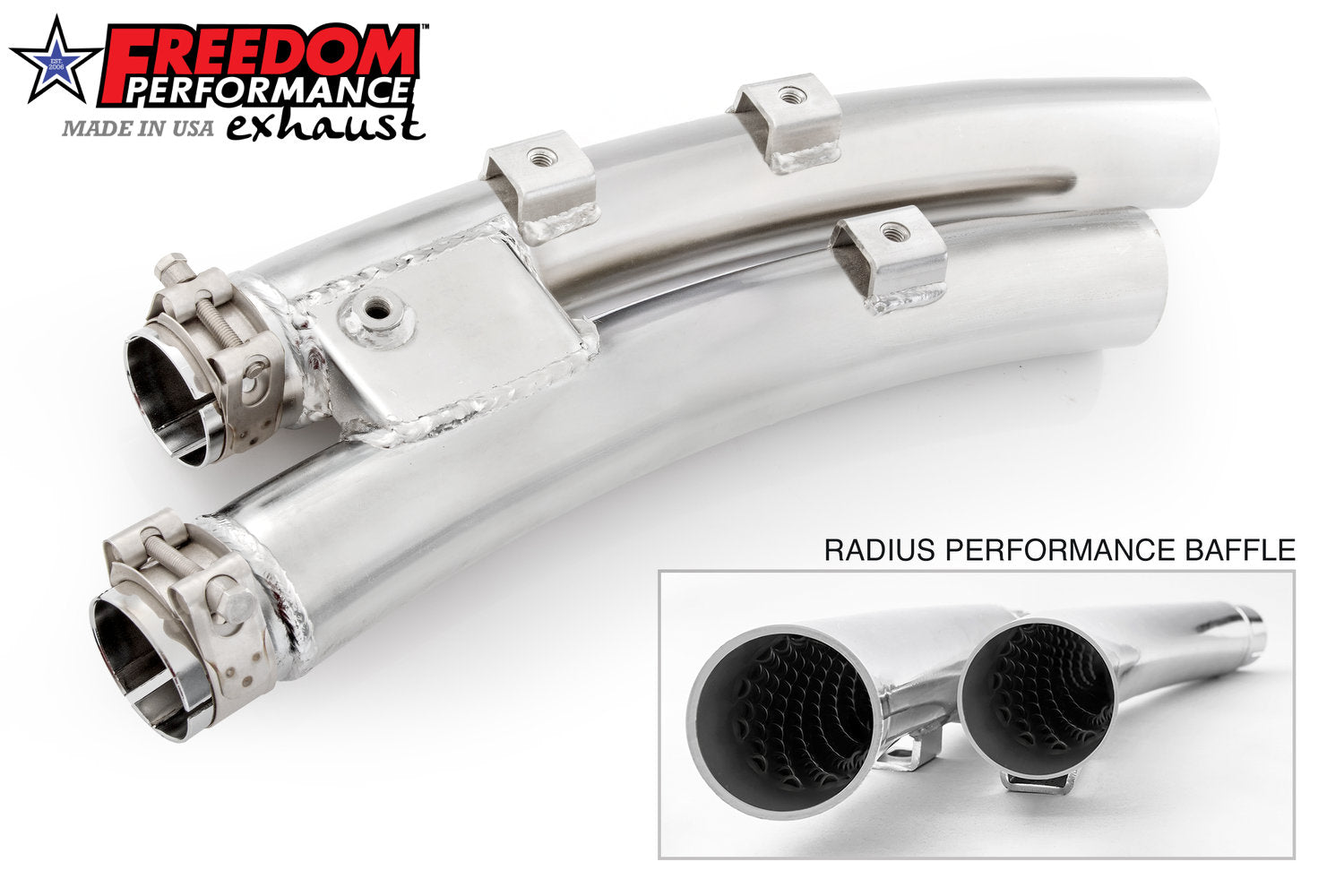 FPE MUFFLER SHARP CURVE RADIUS 2.5" (SPECIAL ORDER)