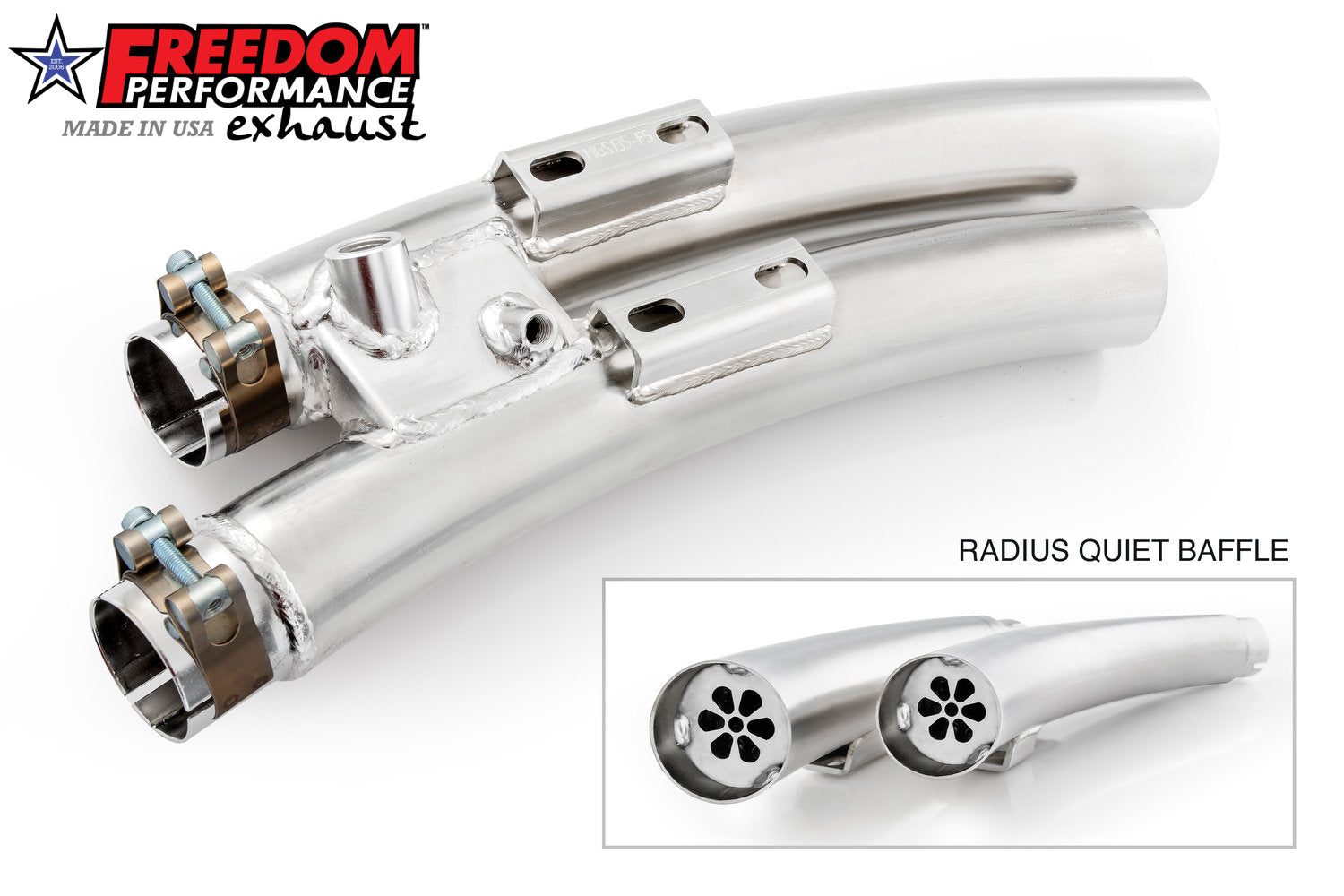 FPE MUFFLER SHARP CURVE RADIUS 2.5" (SPECIAL ORDER)