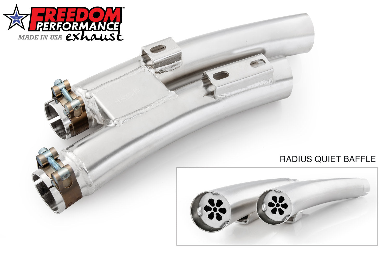 FPE MUFFLER SHARP CURVE RADIUS 2.5" (SPECIAL ORDER)
