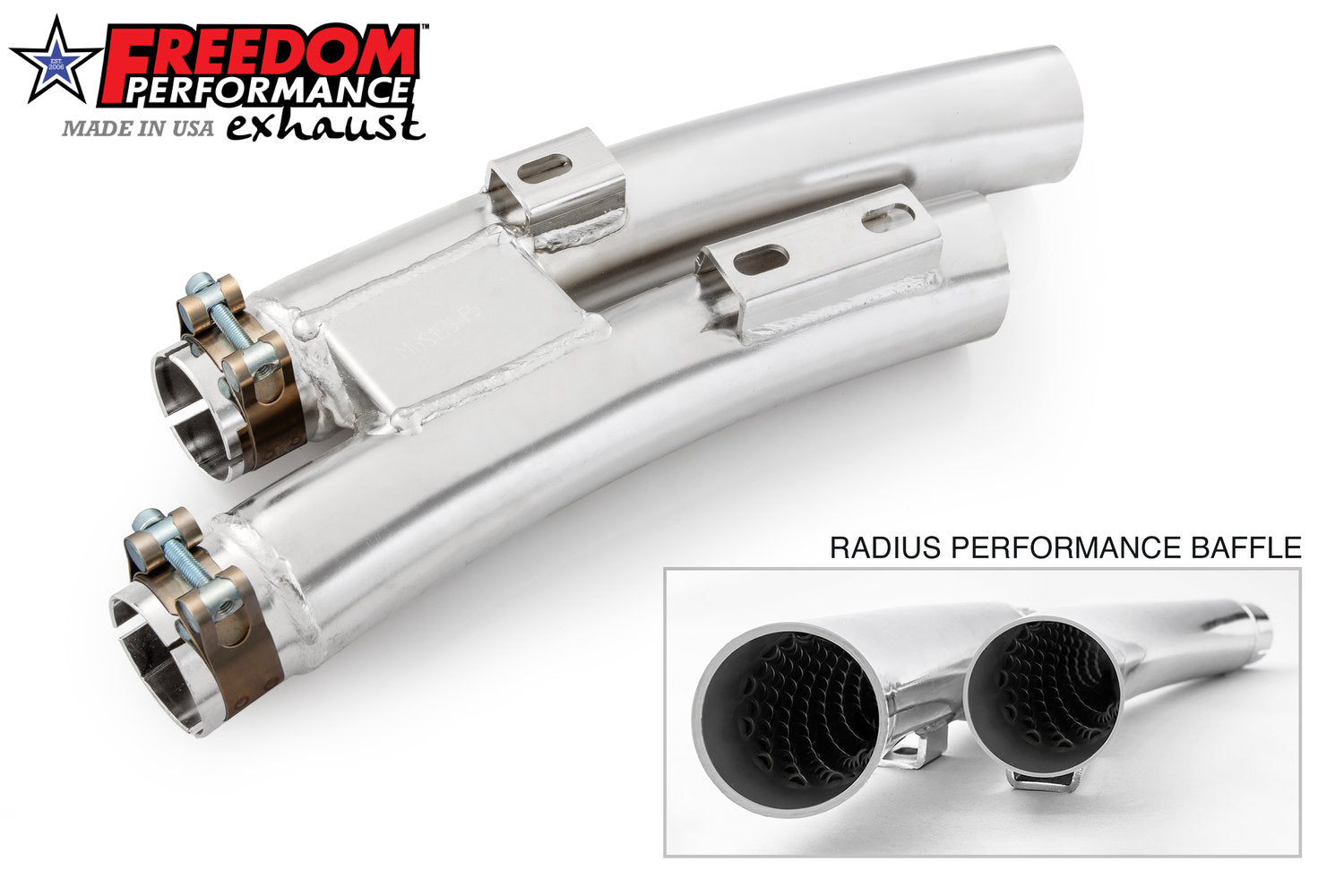 FPE MUFFLER SHARP CURVE RADIUS 2.5" (SPECIAL ORDER)