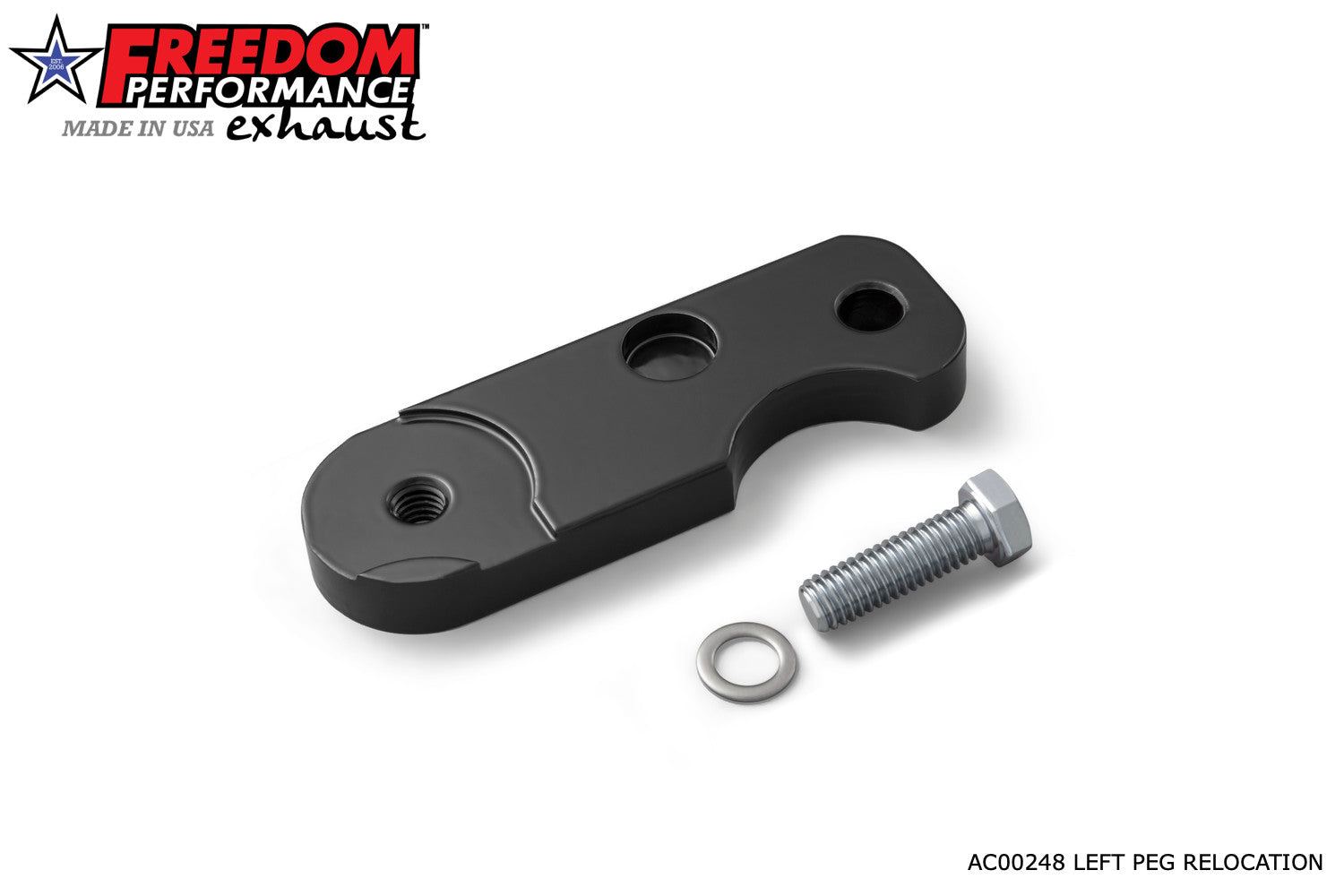 HARLEY SOFTAIL ACCESSORIES PEG RE-LOCATOR  BRACKET AC00248 for FAT BOY & BREAKOUT 2018-PRESENT (SPECIAL ORDER)