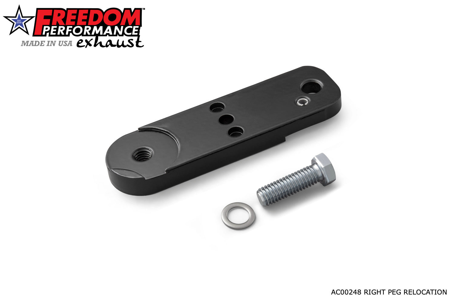 HARLEY SOFTAIL ACCESSORIES PEG RE-LOCATOR  BRACKET AC00248 for FAT BOY & BREAKOUT 2018-PRESENT (SPECIAL ORDER)