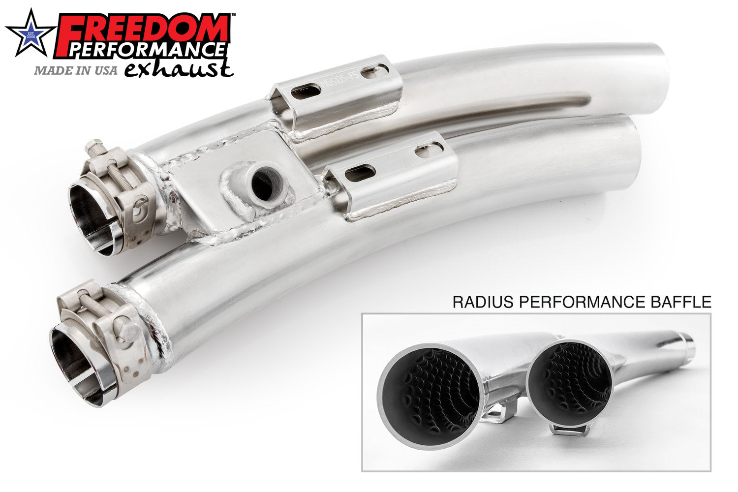 FPE MUFFLER SHARP CURVE RADIUS 2.5" (SPECIAL ORDER)