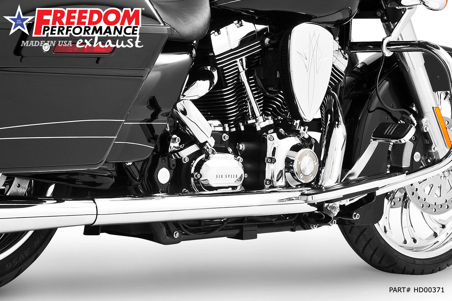 HARLEY FREE WHEELER RIGHT SIDE TUCK & UNDER & CLASSIC TRUE-DUAL HEADERS BUNDLE
