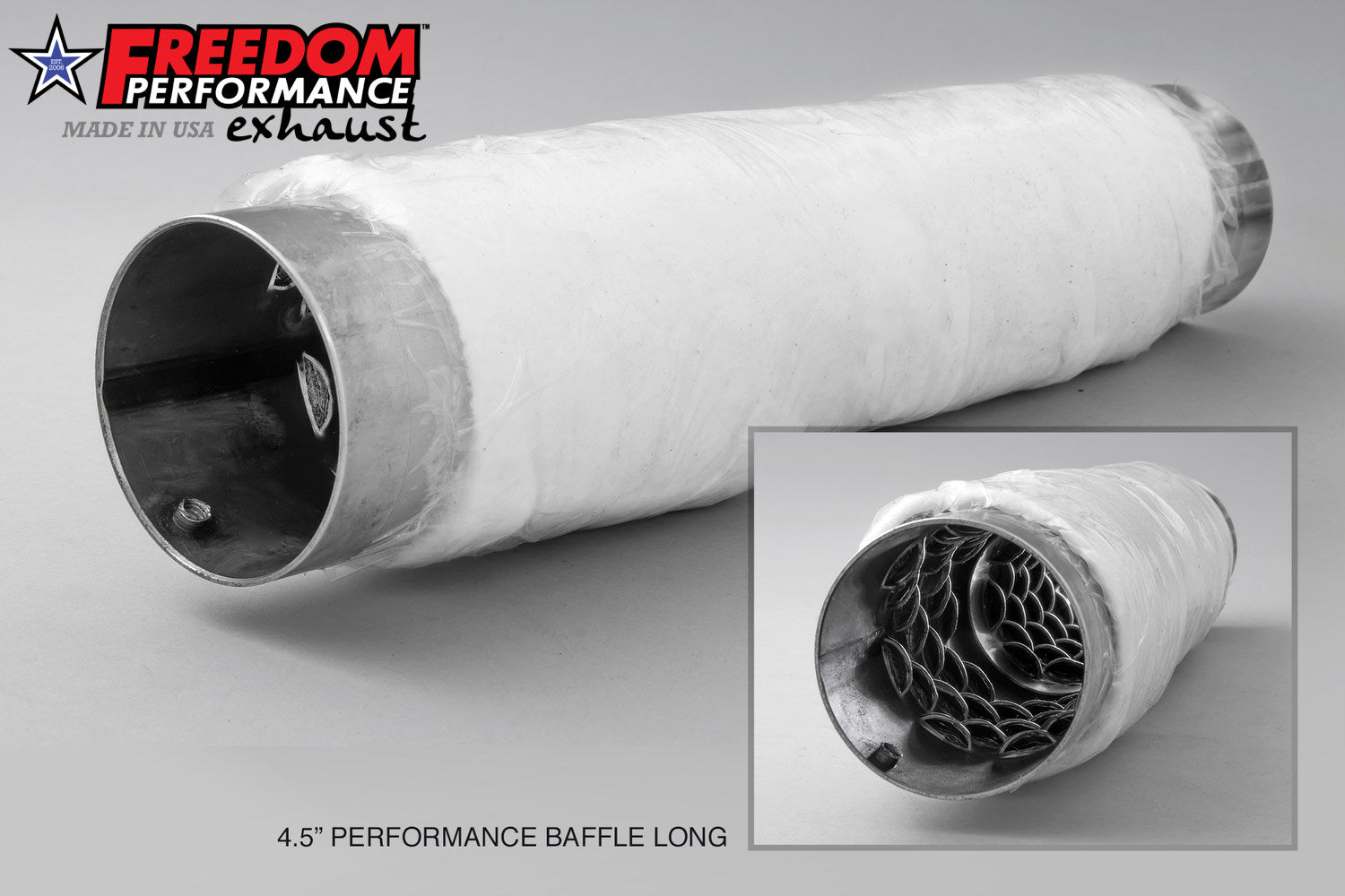 FPE 4" & 4.5" SLIPONS SINGLE BAFFLE