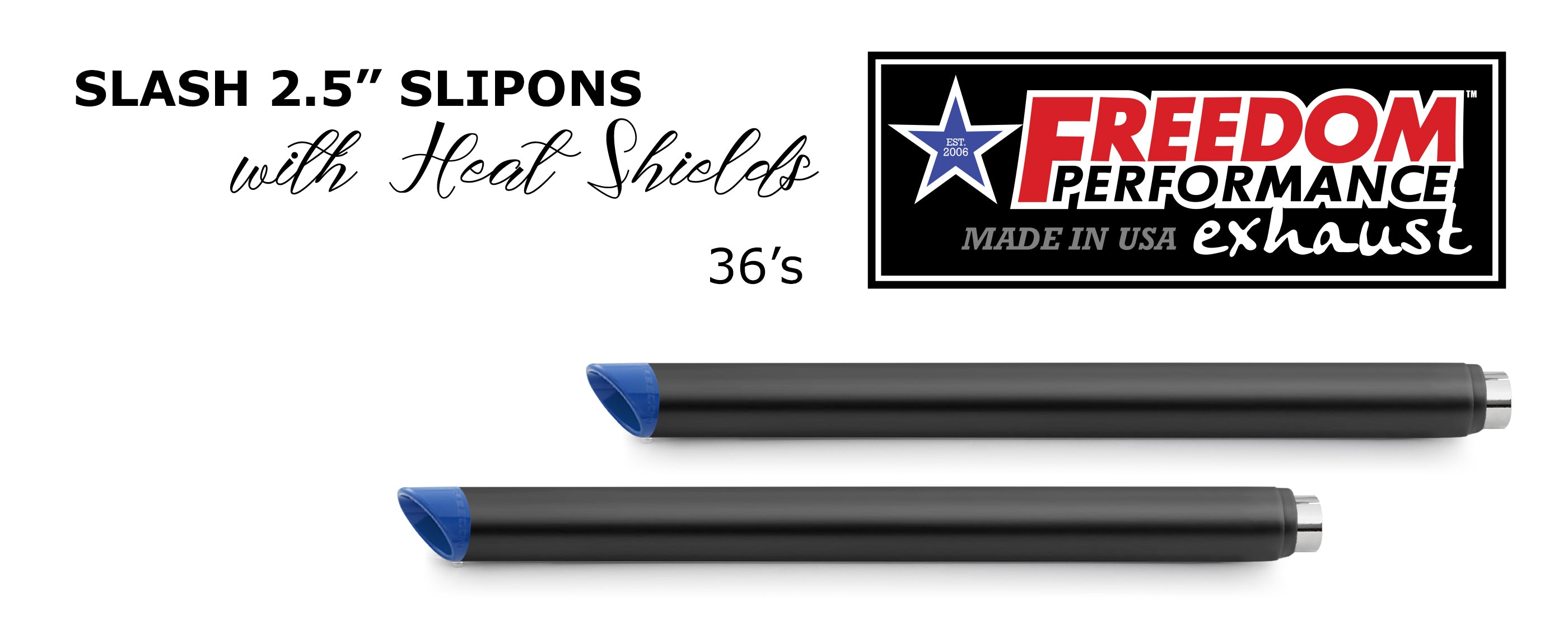 HARLEY TOURING SLASH/STRAIGHT 2.5" SLIP-ONS *CHECK DESCRIPTION FOR YEAR FITMENTS*