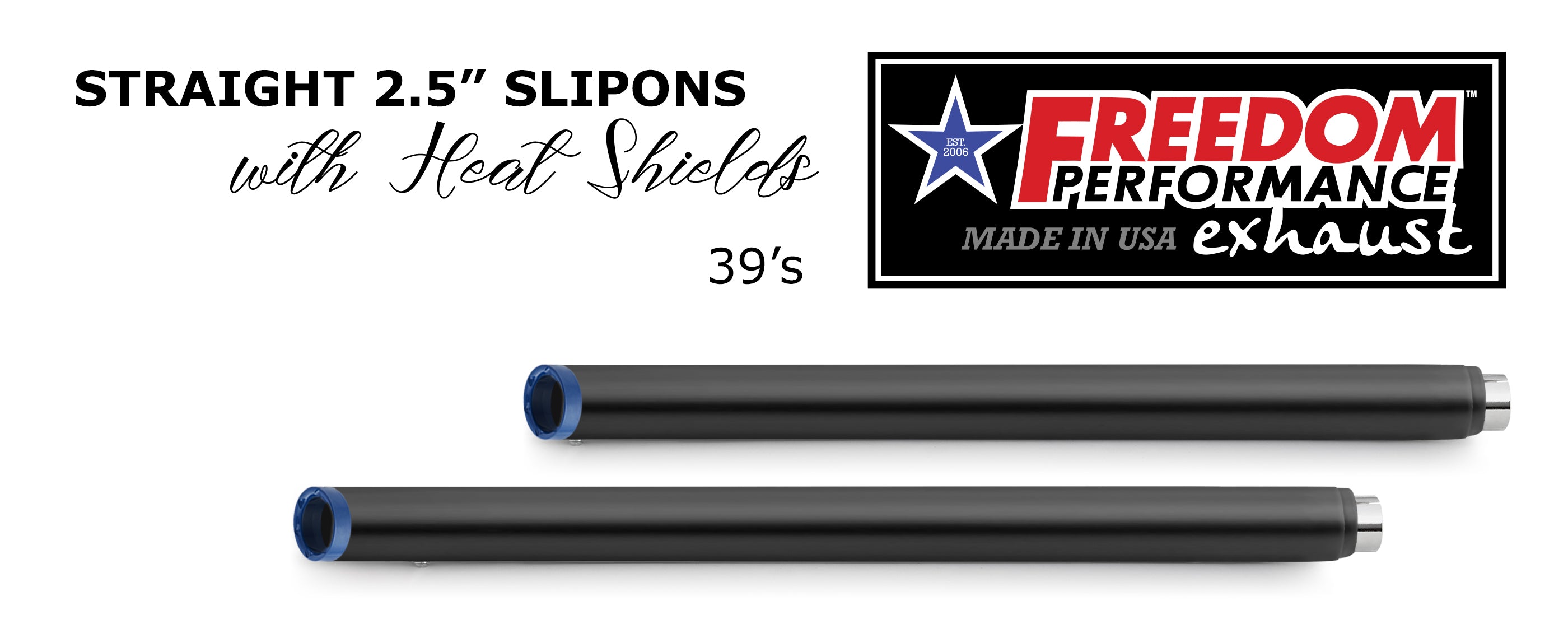 HARLEY TOURING SLASH/STRAIGHT 2.5" SLIP-ONS *CHECK DESCRIPTION FOR YEAR FITMENTS*