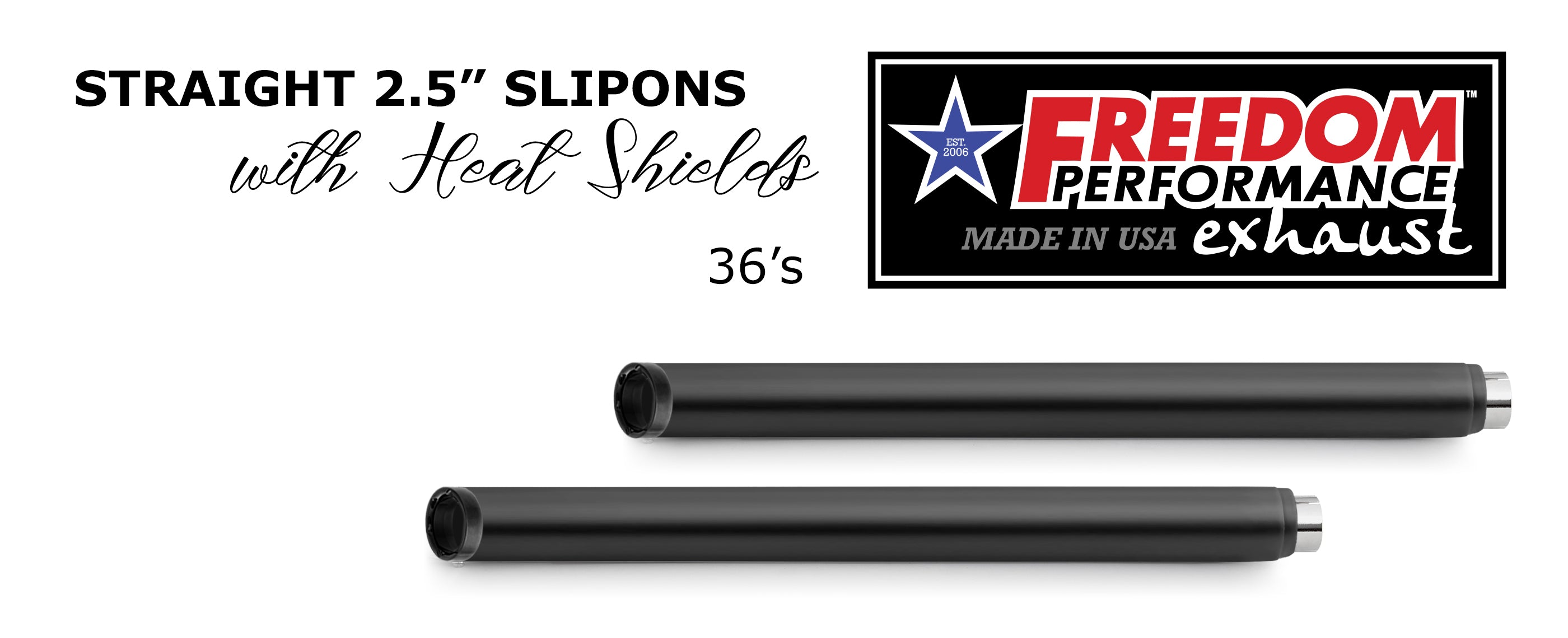 HARLEY TOURING SLASH/STRAIGHT 2.5" SLIP-ONS *CHECK DESCRIPTION FOR YEAR FITMENTS*