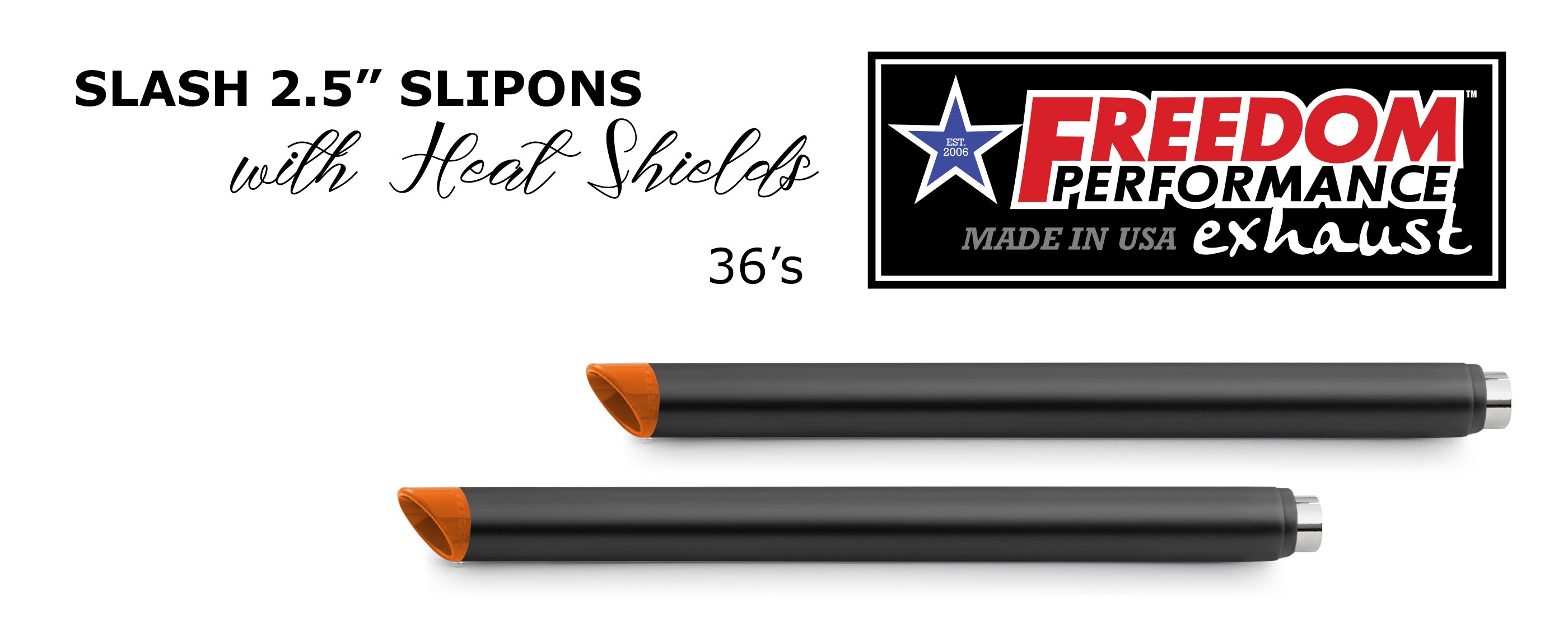 HARLEY TOURING SLASH/STRAIGHT 2.5" SLIP-ONS *CHECK DESCRIPTION FOR YEAR FITMENTS*