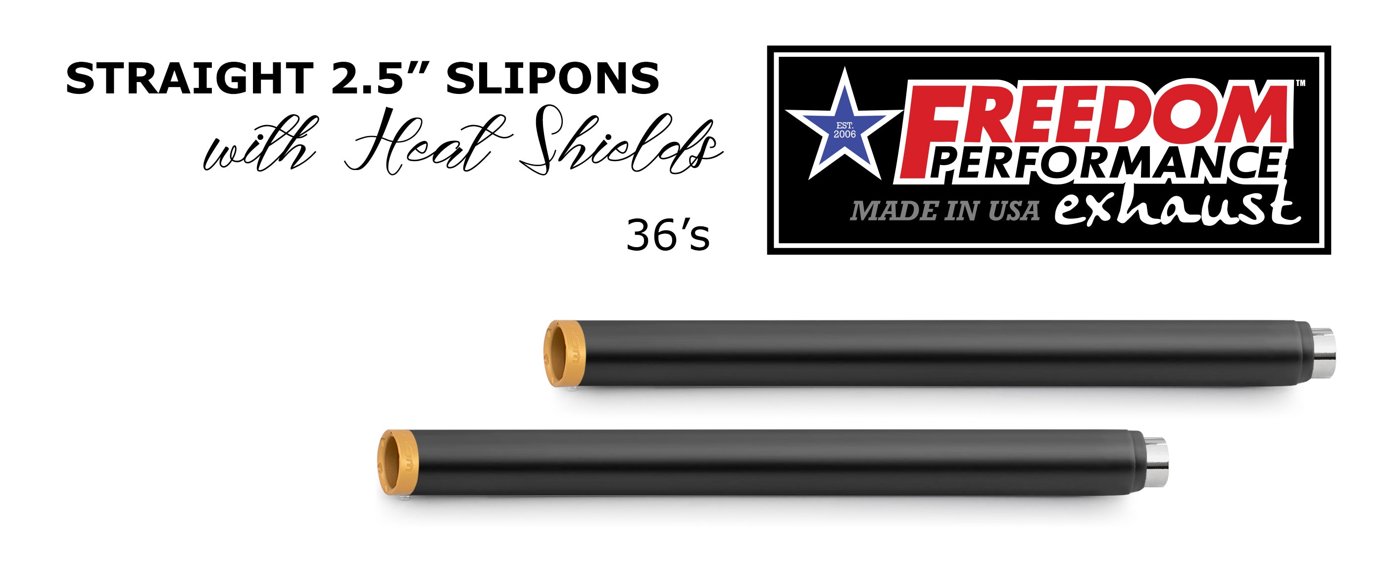 HARLEY TOURING SLASH/STRAIGHT 2.5" SLIP-ONS *CHECK DESCRIPTION FOR YEAR FITMENTS*