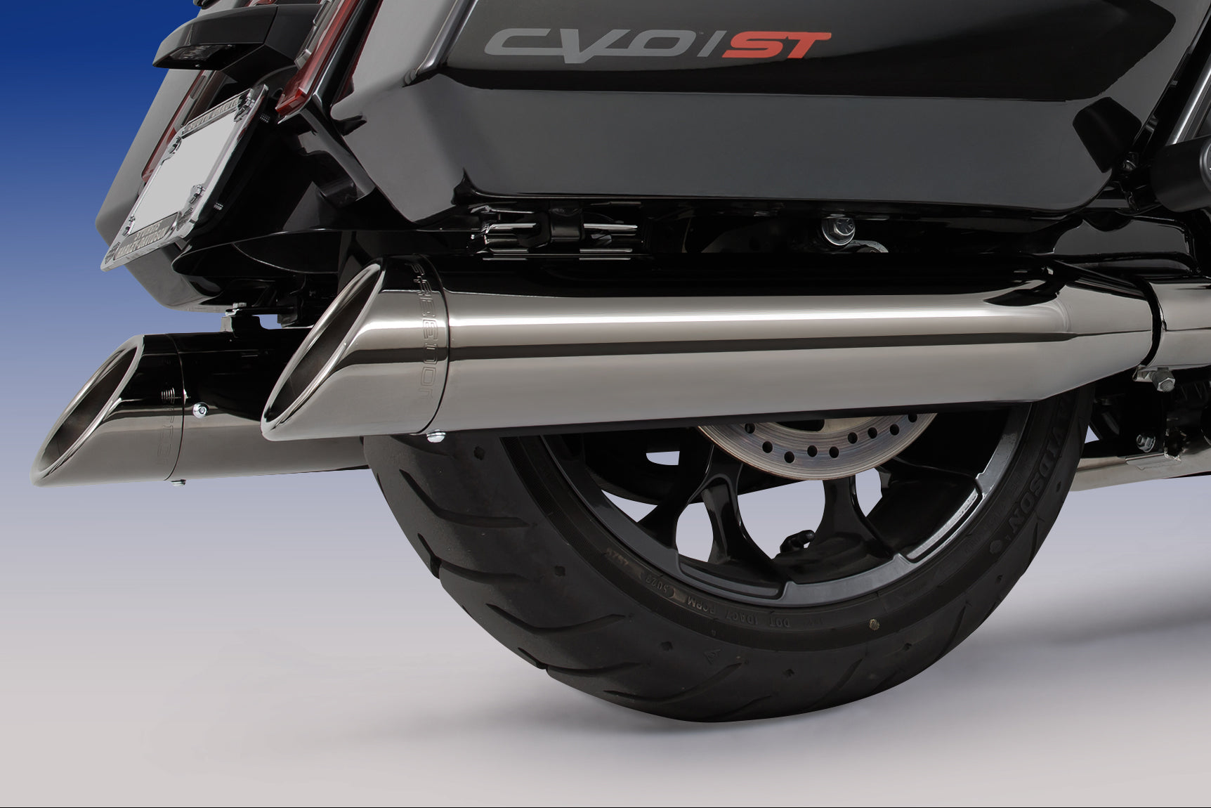 HARLEY TOURING 4.5" SLASH RAPTOR SLIP-ONS 1995-PRESENT BUNDLE