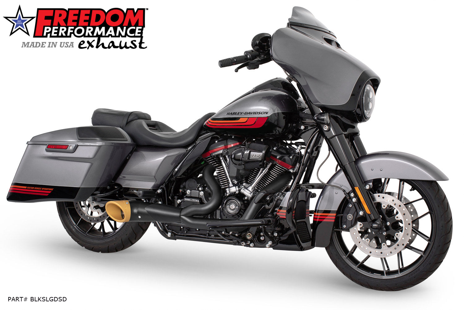 HARLEY TOURING 2-INTO-1 TURNOUT/SIDEDUMP FULL SYSTEM BUNDLE