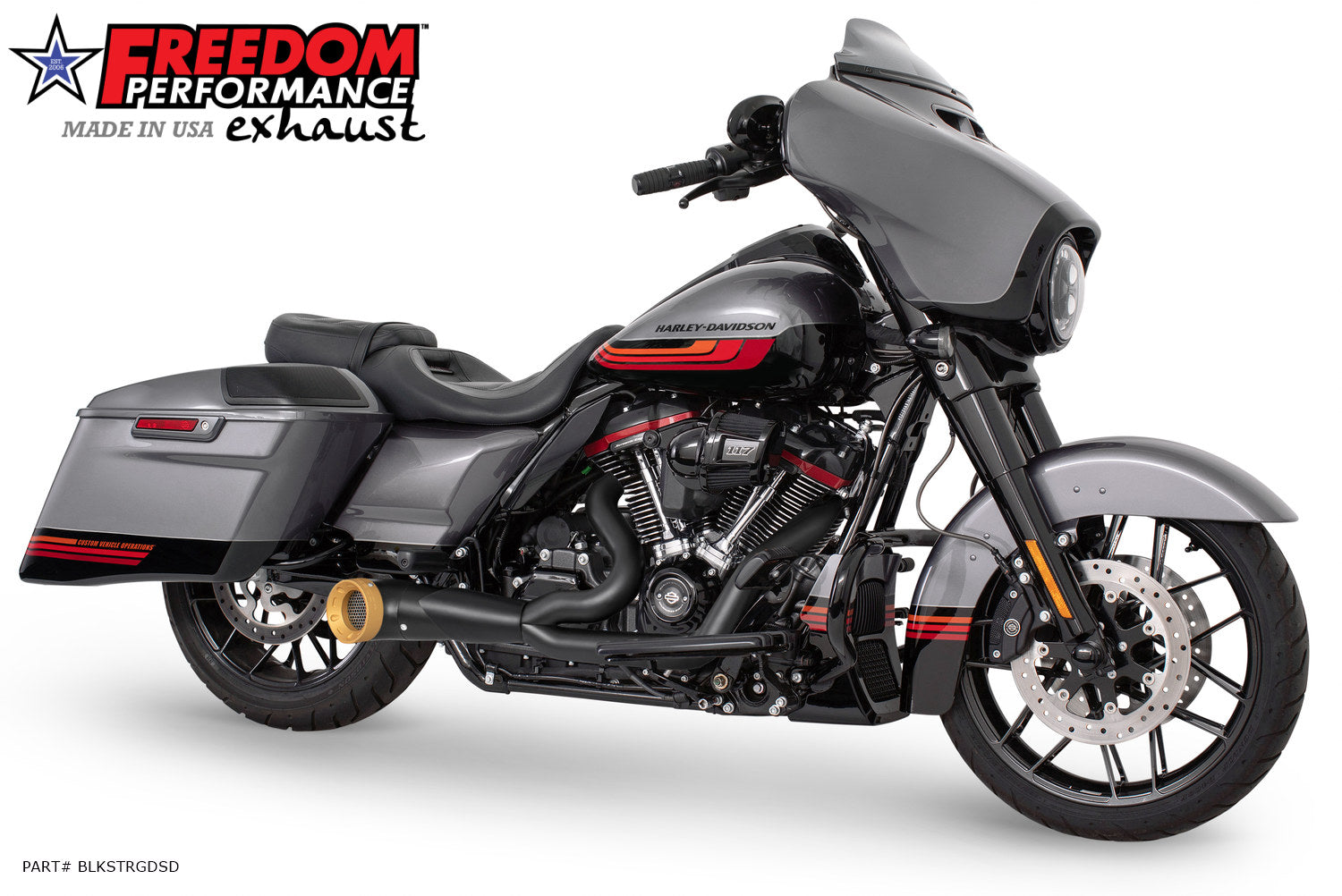 HARLEY TOURING 2-INTO-1 TURNOUT/SIDEDUMP FULL SYSTEM BUNDLE